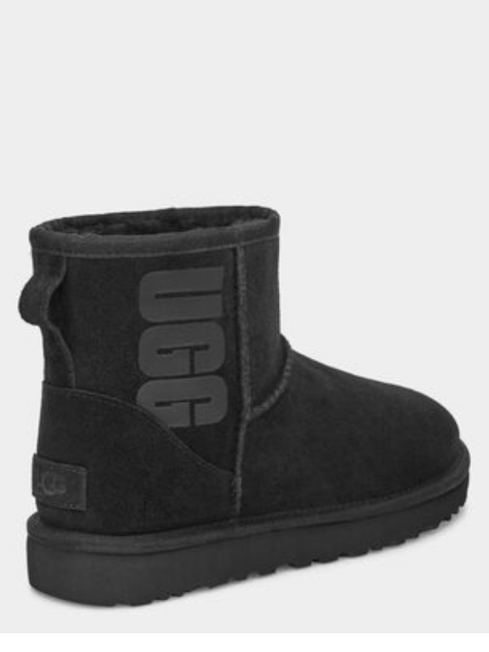 UGG  Mini Boot in Black with Logo Detail